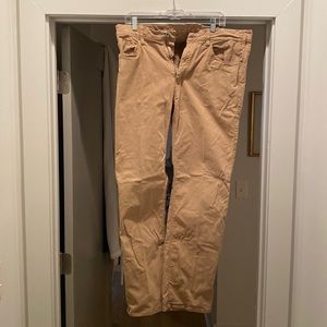 Orvis 5 pocket pants. Tan color. 36x32.